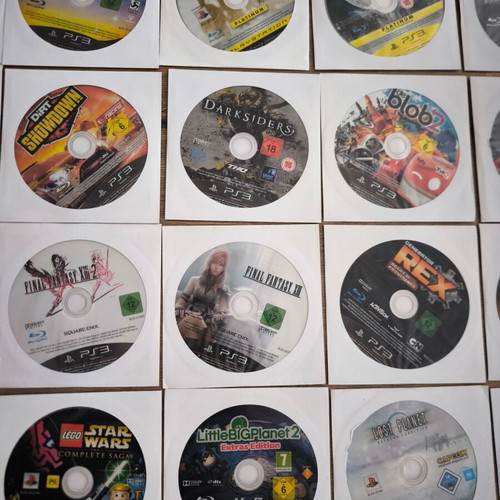 Original PS3 games, disc only, various titles