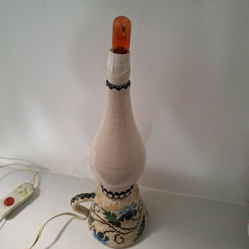 Vaniou ceramic lamp like new, height 34 cm