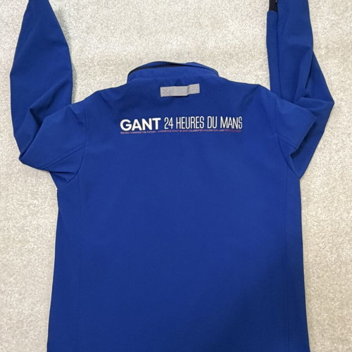 GANT x 24h LE MANS soft shell sport race Flex jacket, size L, blue
