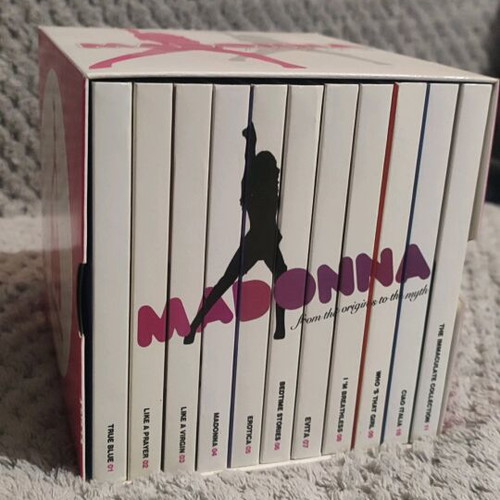 Madonna box set "From the Origins to the Myth", 9 CDs and 2 DVDs