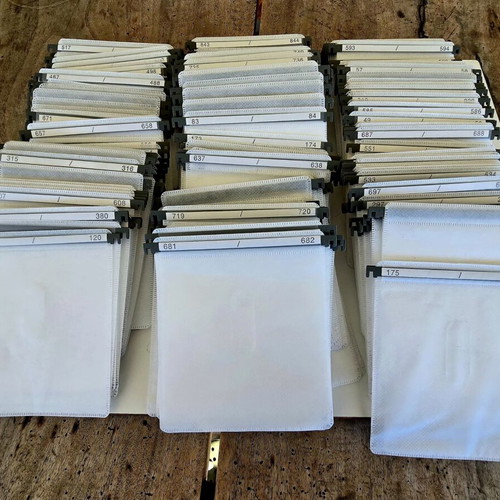 CD cases like new, pack of 750, various sizes and colors