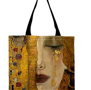 Tote bag εμπνευσμένη από την τέχνη του  Kustav Klimt