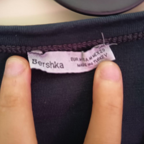 Bershka Top like new, black, sizes S and M