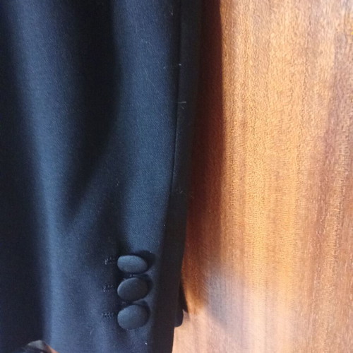 Artisti Italiani men's tuxedo suit black pure wool new