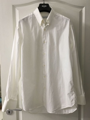 Vintage ανδρικό πουκάμισο Christian Dior, μέγεθος EU39, λευκό