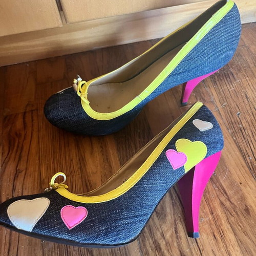 Makgio pumps unused, size 41, blue multicolor