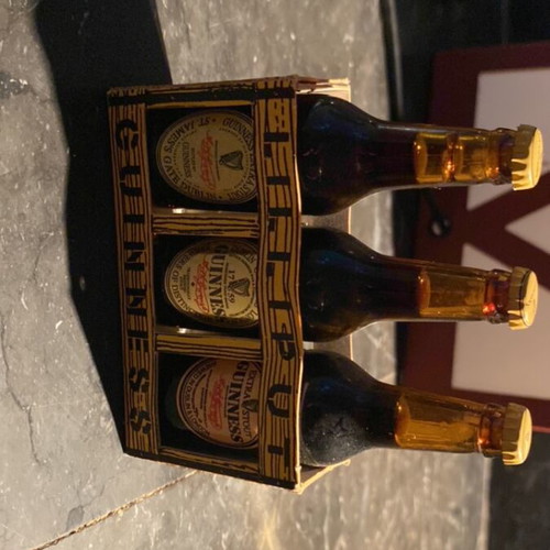 Lilliput miniature bottles of Guinness