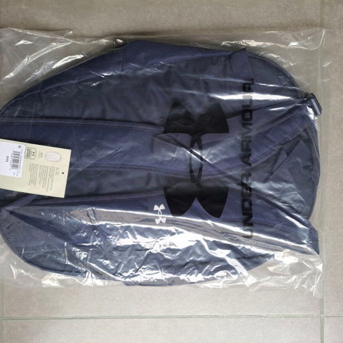 Under Armour Hustle Backpack navy blue, new
