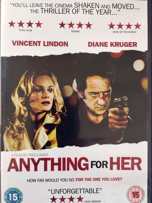 Anything for Her DVD like new without Greek subtitles