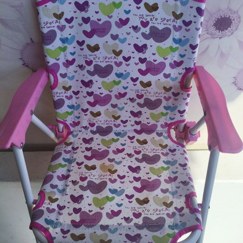 Folding children's chair used