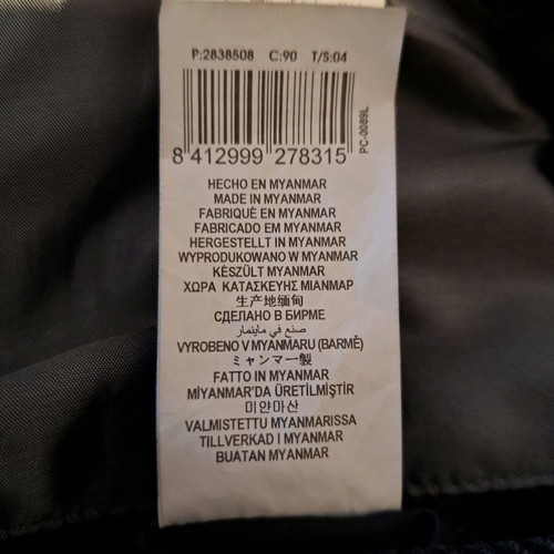 Springfield men's coat gray with removable lining like new