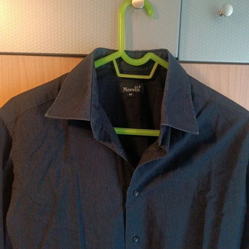 Men's dress shirt used, size M, purple