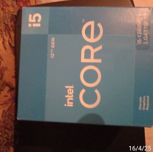 INTEL I5 12400F  KOYTI