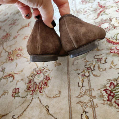 Ralph Lauren ballerinas like new, brown, size 38