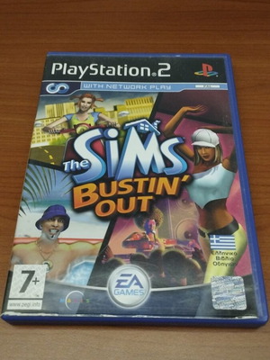 The Sims Bustin Out PlayStation 2 game used