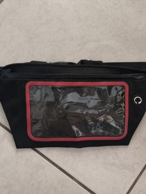 Τσαντάκι μέσης running pouch σαν καινούργιο με διάφανη θήκη για κινητό