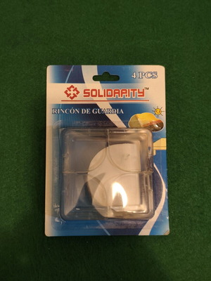 Solidarity corner protectors for furniture, pack of 4
