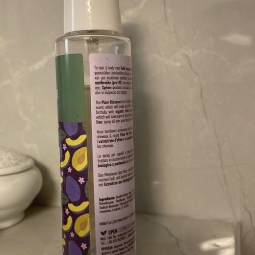 Messinian Spa Hair & Body Mist Plum Blossom 90ml like new