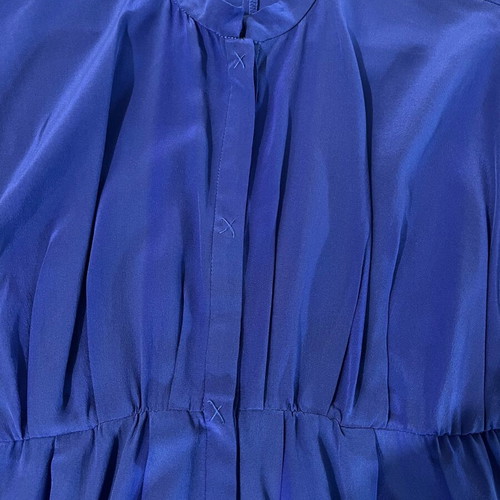 Cacharel silk dress like new, blue, size S