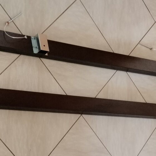 Metal double bed almost new without mattress