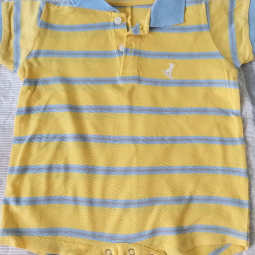 Lapin House baby bodysuit polo design like new for 9 months boy