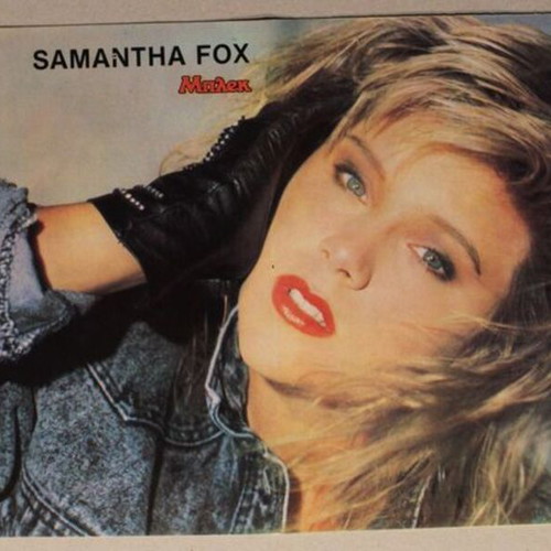 Samantha Fox Insert Poster from Mplek Magazine like new