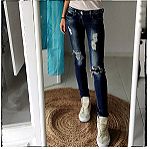  [ xsmall ] Y2K low waist jeans [ JEANS ] χαμηλομεσο τζιν
