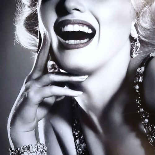 Marilyn Monroe poster 40x60cm new, black and white print