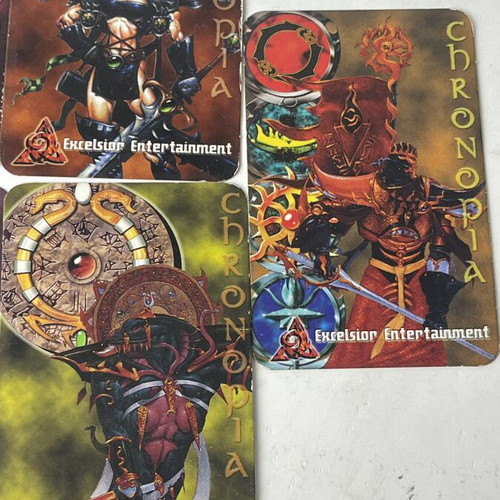 Chronopia Excelsior Entertainment Set of 7 Collectible Mutant Chronicles Cards used