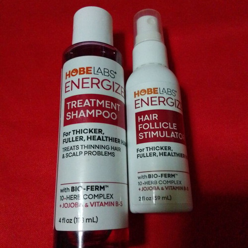 Hobe Labs Energizer shampoo and lotion for hair loss, like new