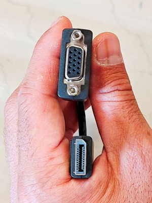 Lenovo Display Port to VGA adapter