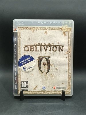 The Elder Scrolls IV Oblivion PS3 game used with map