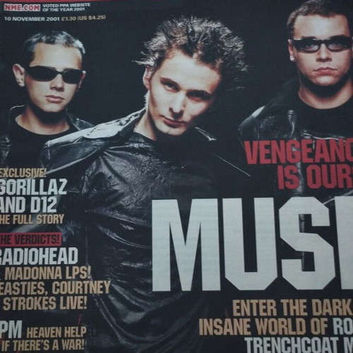 NME Muse magazine November 2001 like new