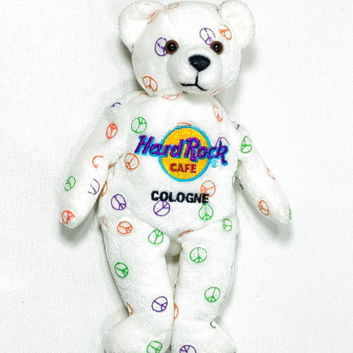 Hard Rock Cafe Cologne Teddy Bear 2004 limited edition, like new