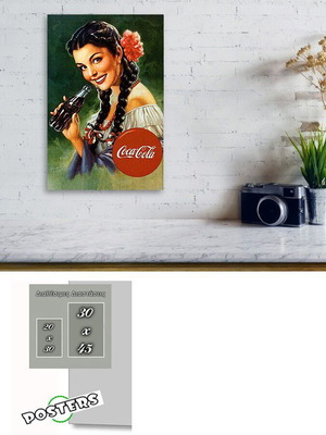 Αφίσα - Coca Cola - Παλιές κλασικές Διαφημίσεις - Retro Posters