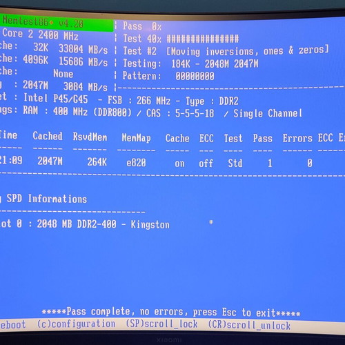 2GB DDR2 Kingston 800MHz 1.8v KVR800D2N5/2G used