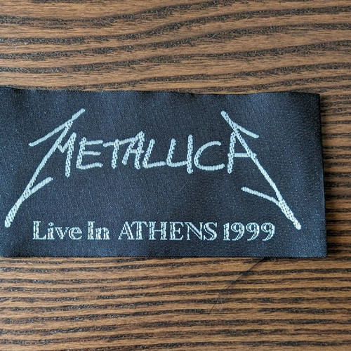 Metallica Patch Live In Athens 1999 New