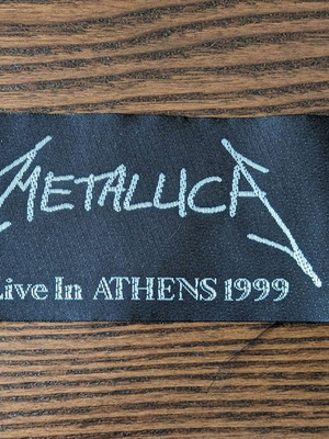 Ραφτό Metallica Live In Athens 1999 Καινούργιο