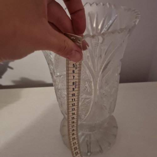 Crystal vintage vase like new