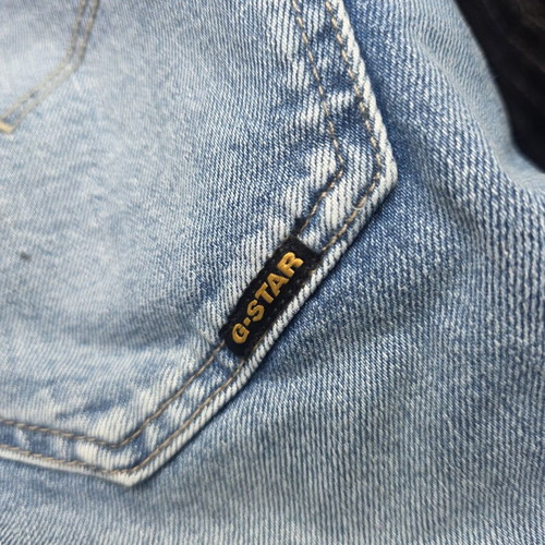 G-Star Raw Mosa Jeans Shorts, Blue, Size 34/L