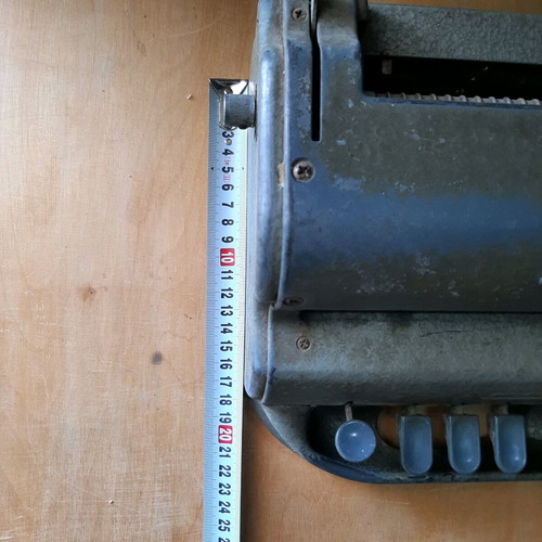 Perkins Brailler typewriter used for braille embossed characters