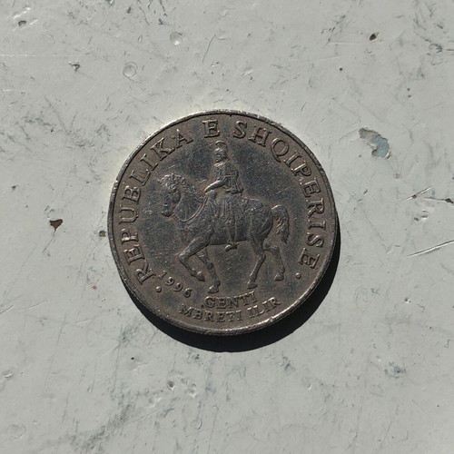Albania 50 Leke 1996 Coin used