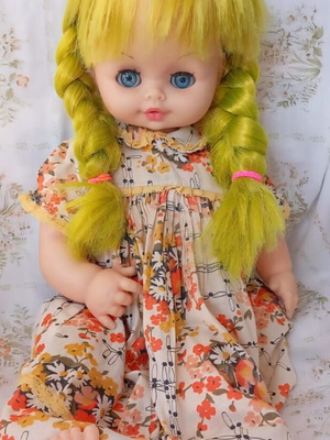 El Greco Vintage Cloth Doll 46cm used, clean