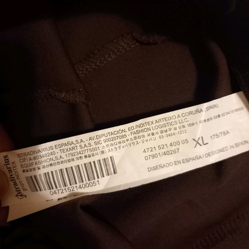 Stradivarius skirt like new, brown, elastic with drawstring, size XL