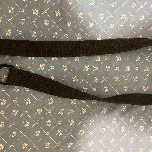 Belts like new, set of 3, multicolored with iron buckle