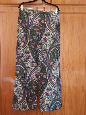 Bill Cost colorful palazzo pants like new, size M 38 10