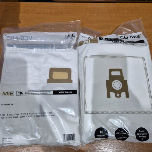 Miele FJM-GN vacuum cleaner bags new, 2 packs of 10 pieces