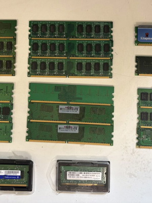 RAM memory pack used, 19 DDR, DDR2 & DDR3L modules for desktop and laptop