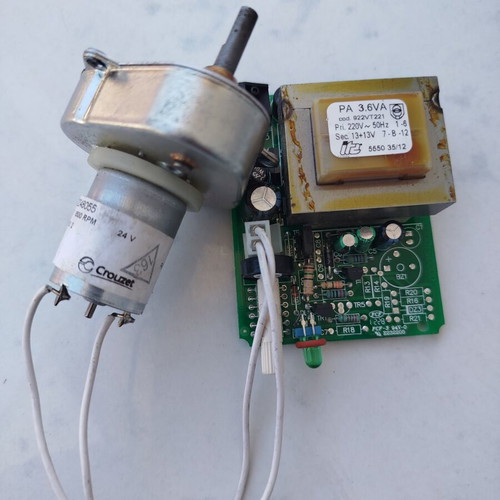 Motor with speed control 220-24 V used for various production machines