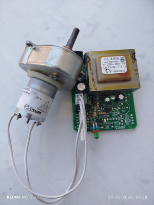 Motor with speed control 220-24 V used for various production machines